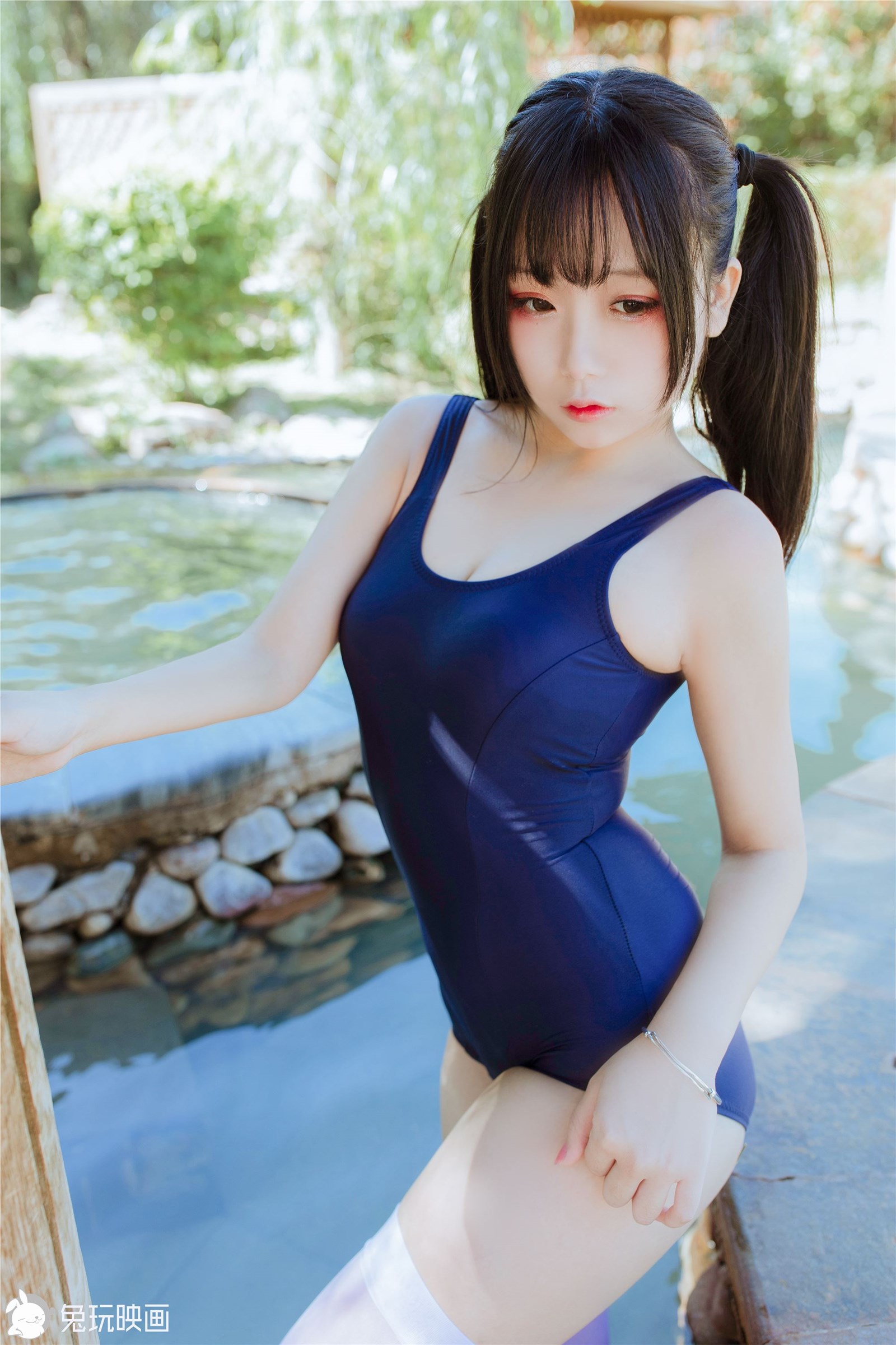 Rabbit play picture summer swimsuit vol.044 spa bath(1)